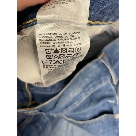 Levi's Men's Straight Jeans - Blue - Picture 6 of 16